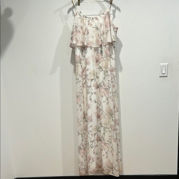 Show me your mumu Katelyn Cheon Floral Maxi gown with Ruffle Detail women’s XL - Picture 2 of 8